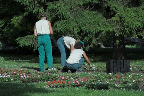 Satisfied customer viewing their clean property
